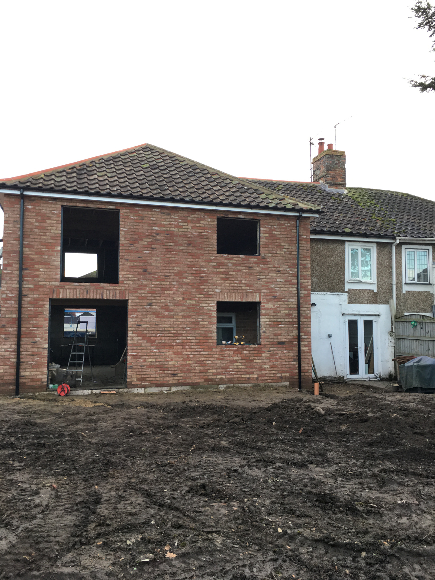 Site clearance and levelling